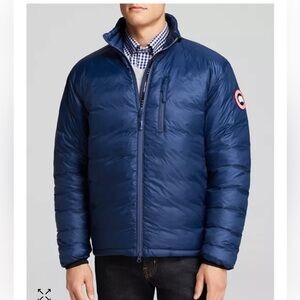 Canada Goose Lodge Down Jacket Navy Size L